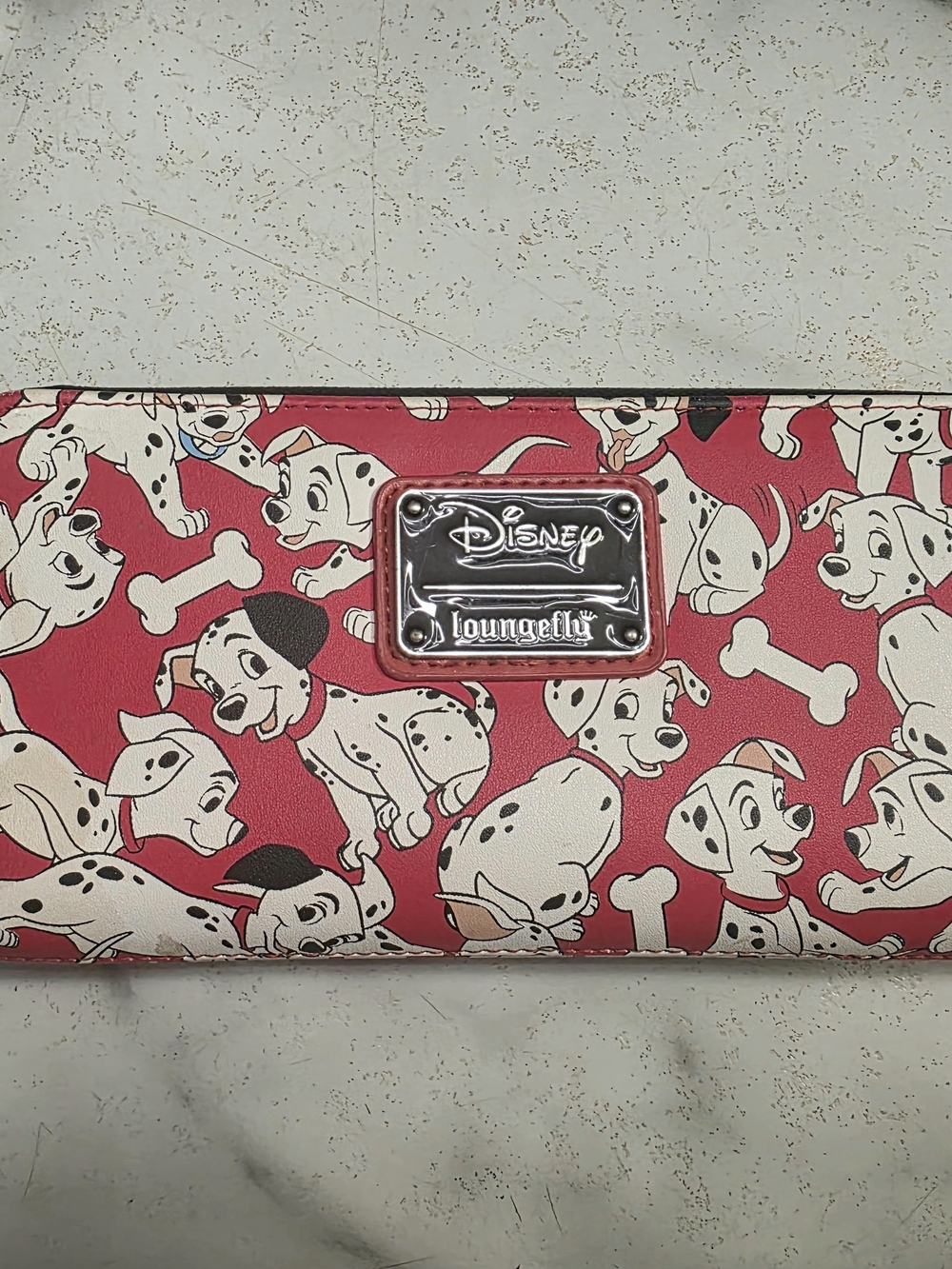 Disney Loungefly 101 Dalmatians Pink Wallet